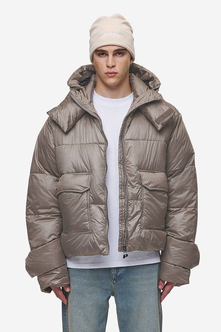 Pegador Garrick Vintage Oversized Puffer Jacket Light Brown Osterangebot
