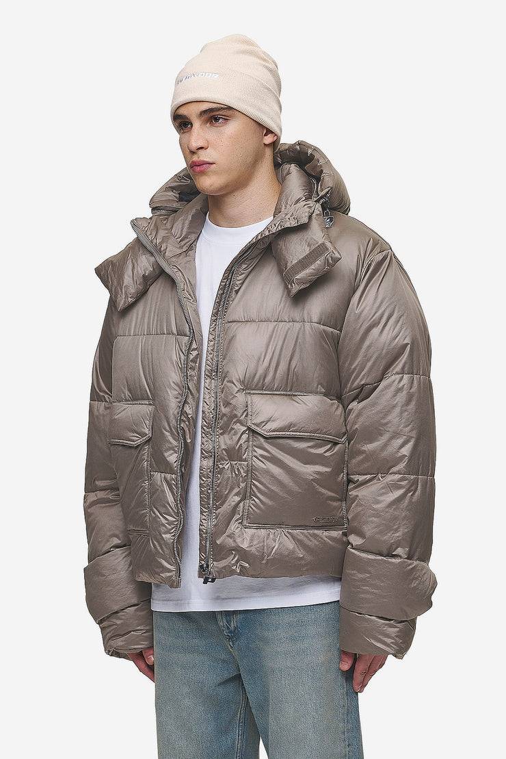 Pegador Garrick Vintage Oversized Puffer Jacket Light Brown Osterangebot