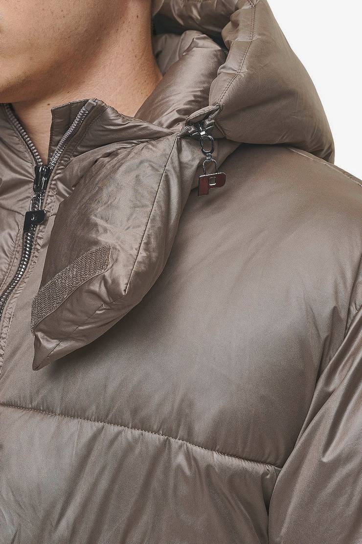 Pegador Garrick Vintage Oversized Puffer Jacket Light Brown Osterangebot