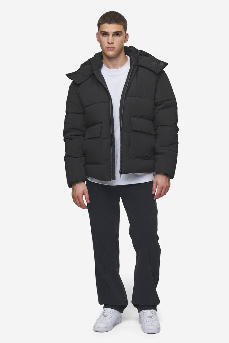Pegador Carvel Water-Reactive Logo Puffer Jacket Black Vatertagsangebot