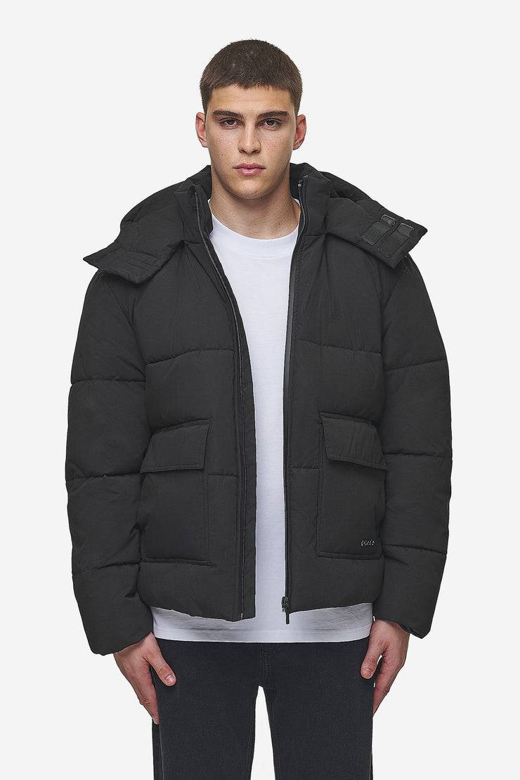 Pegador Carvel Water-Reactive Logo Puffer Jacket Black Vatertagsangebot