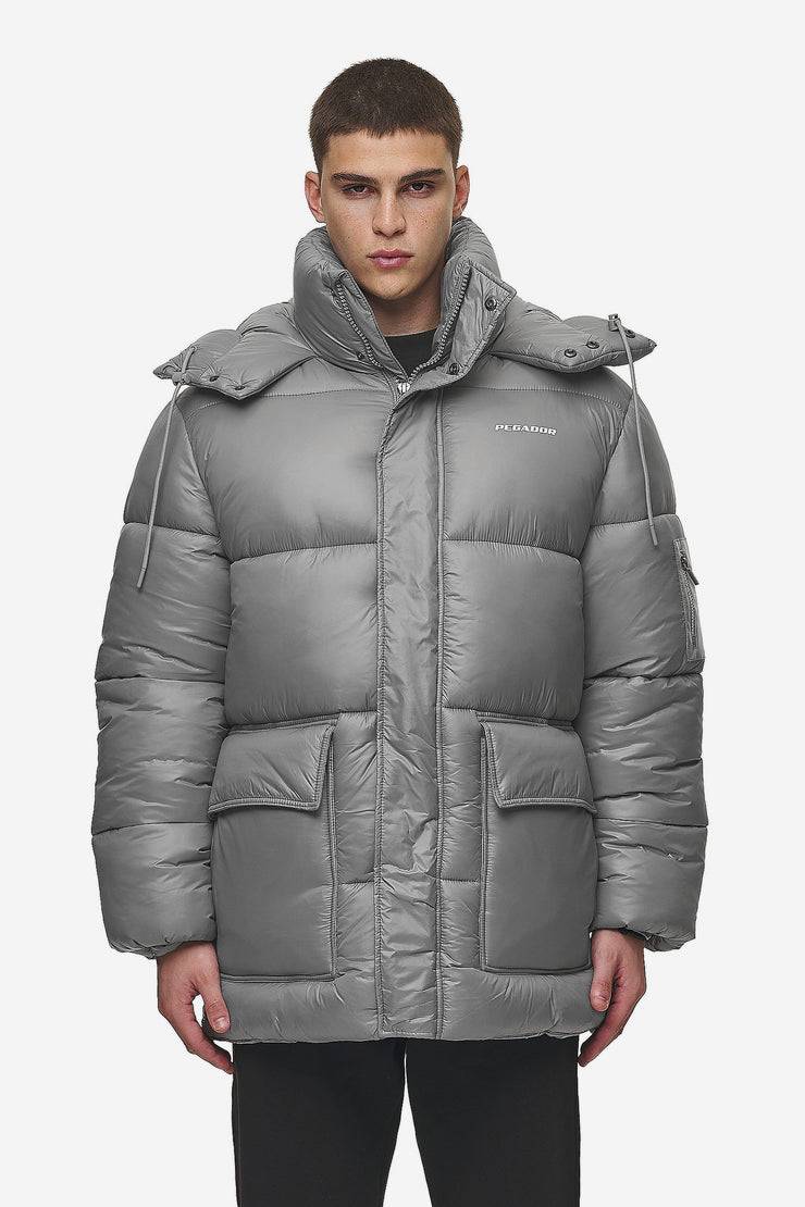 Pegador Conell Puffer Parka Rock Grey Lagerräumung