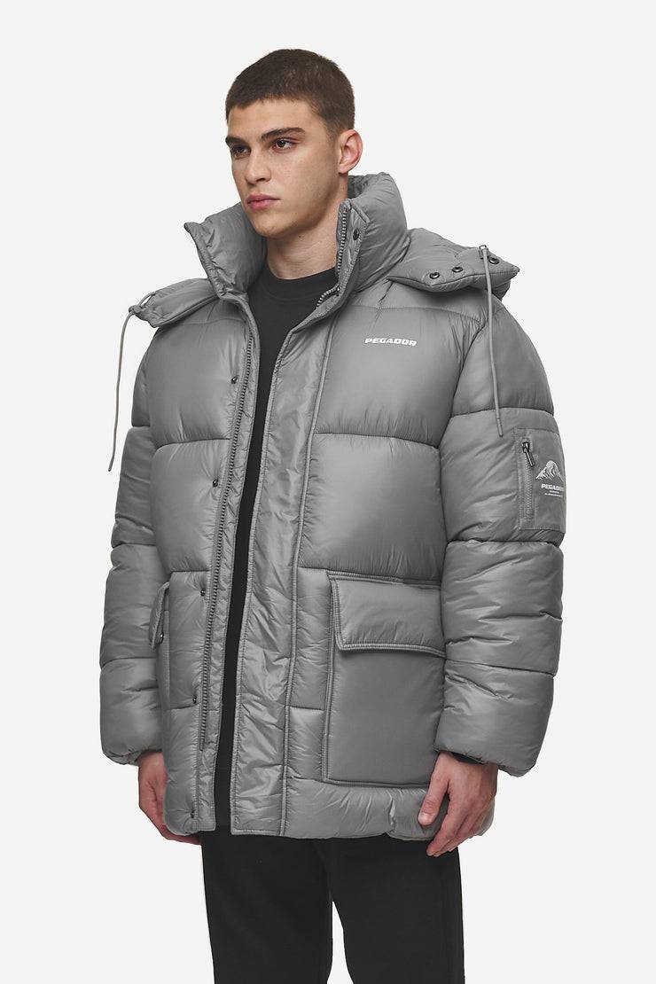 Pegador Conell Puffer Parka Rock Grey Lagerräumung