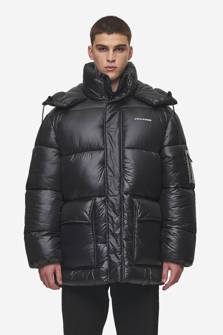 Pegador Conell Puffer Parka Black Heißer Verkauf