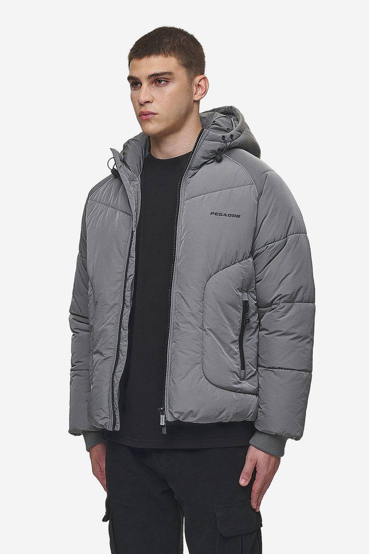 Pegador Toby Crushed Raglan Puffer Jacket Anthracite Top Angebot