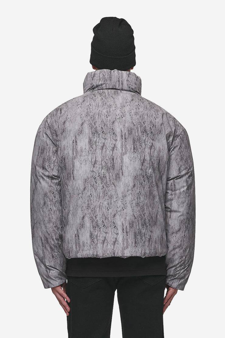Pegador Lavoy Ripstop Crushed Cropped Boxy Puffer Jacket Steel Grey Zeitlich begrenztes Angebot