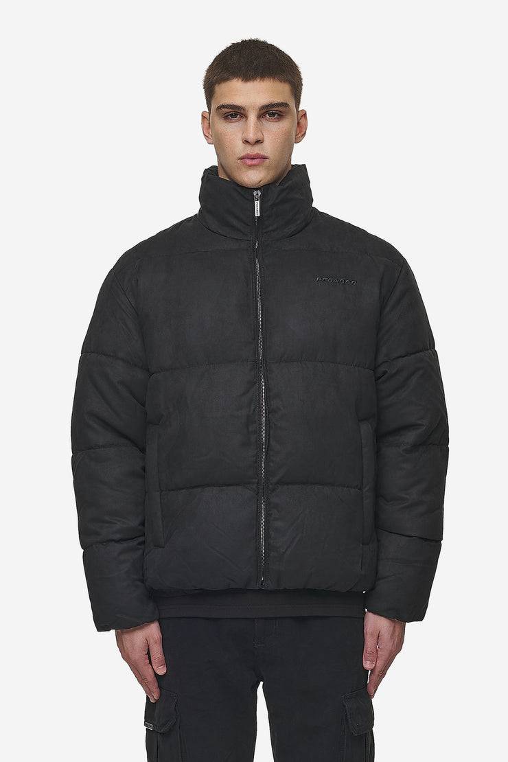 Pegador Sidan Velour Puffer Jacket Black Große Rabatte