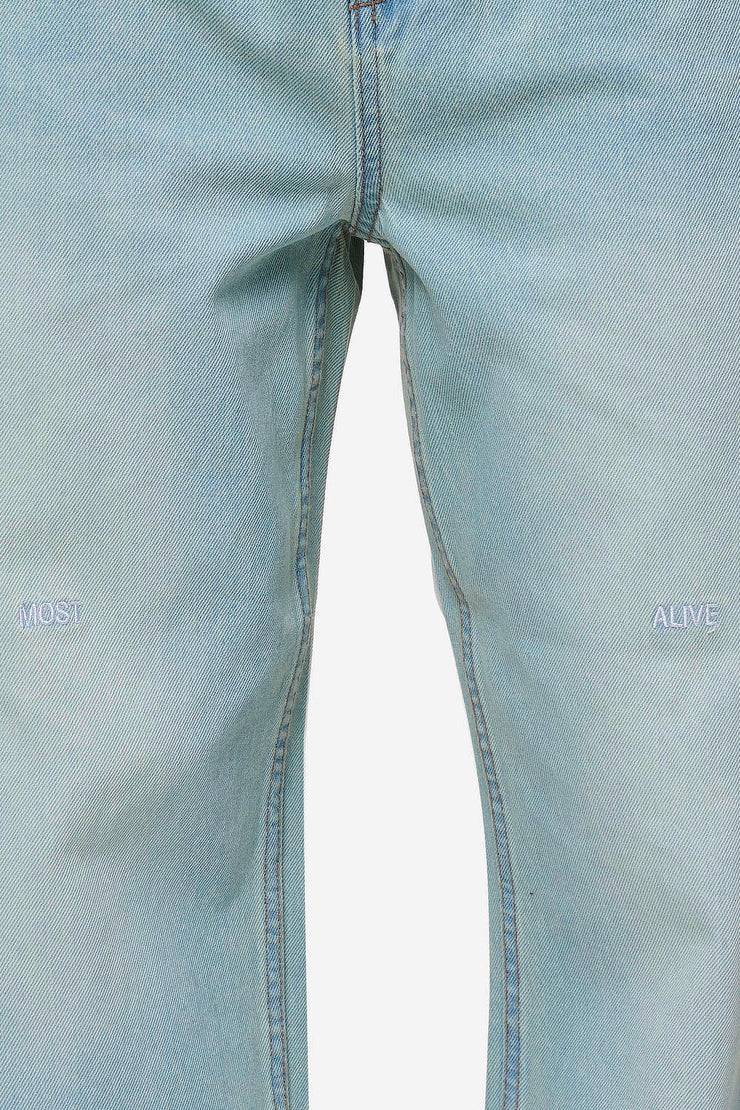 Pegador Barrow Wide Baggy Jeans Sand Washed Blue Kauf eins, bekomm eins gratis