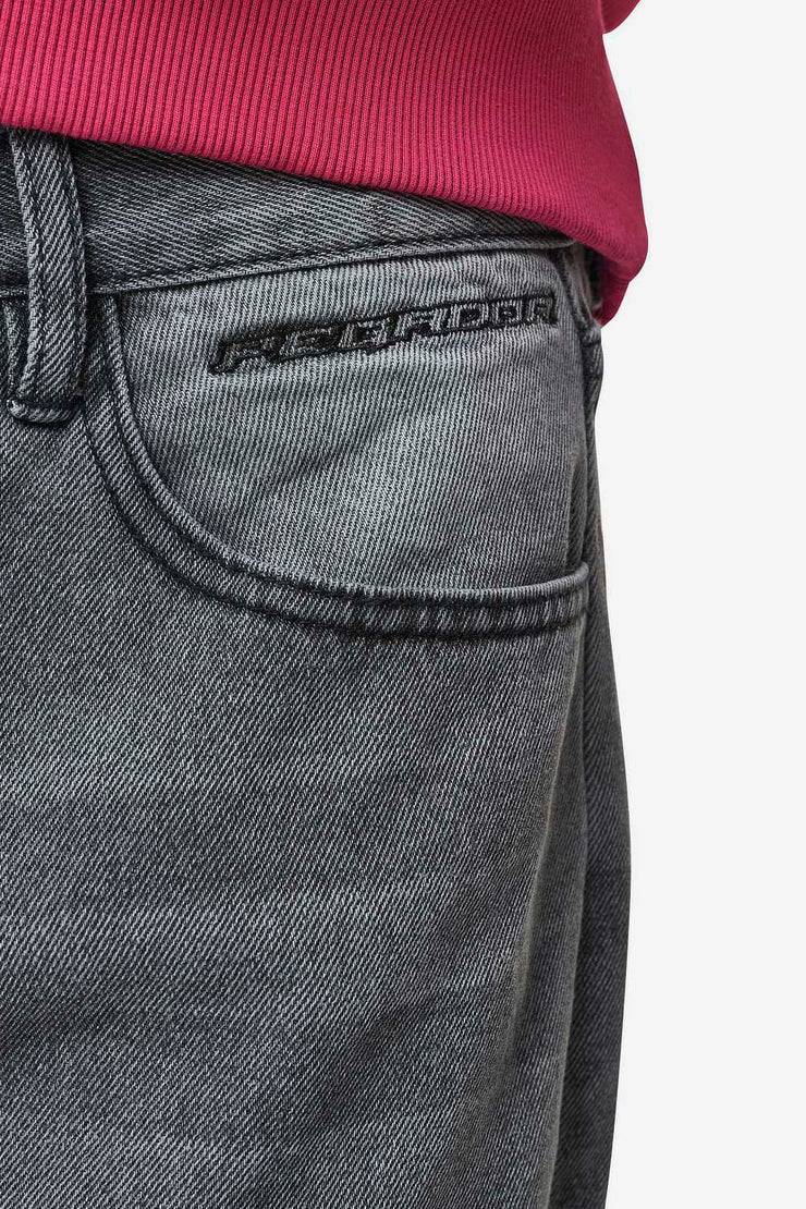 Pegador Barrow Wide Baggy Jeans Washed Anthracite Tägliche Deals