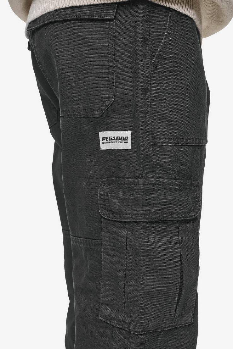 Pegador Risley Cargo Pants Dark Grey Letzter Tag