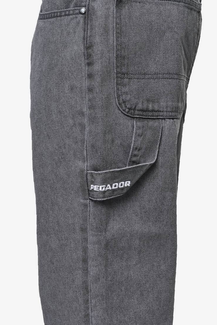 Pegador Daule Baggy Workwear Jeans Washed Grey Sonderangebot der Fabrik