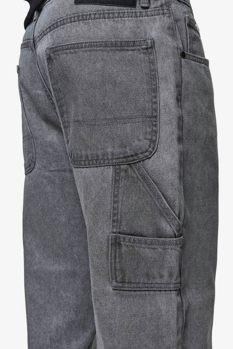 Pegador Daule Baggy Workwear Jeans Washed Grey Sonderangebot der Fabrik