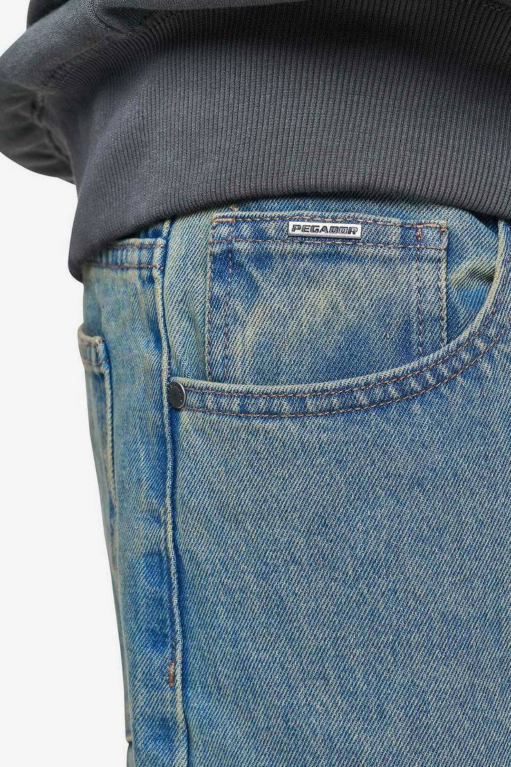 Pegador Baures Straight Jeans Washed Vintage Blue Clearance-Verkauf