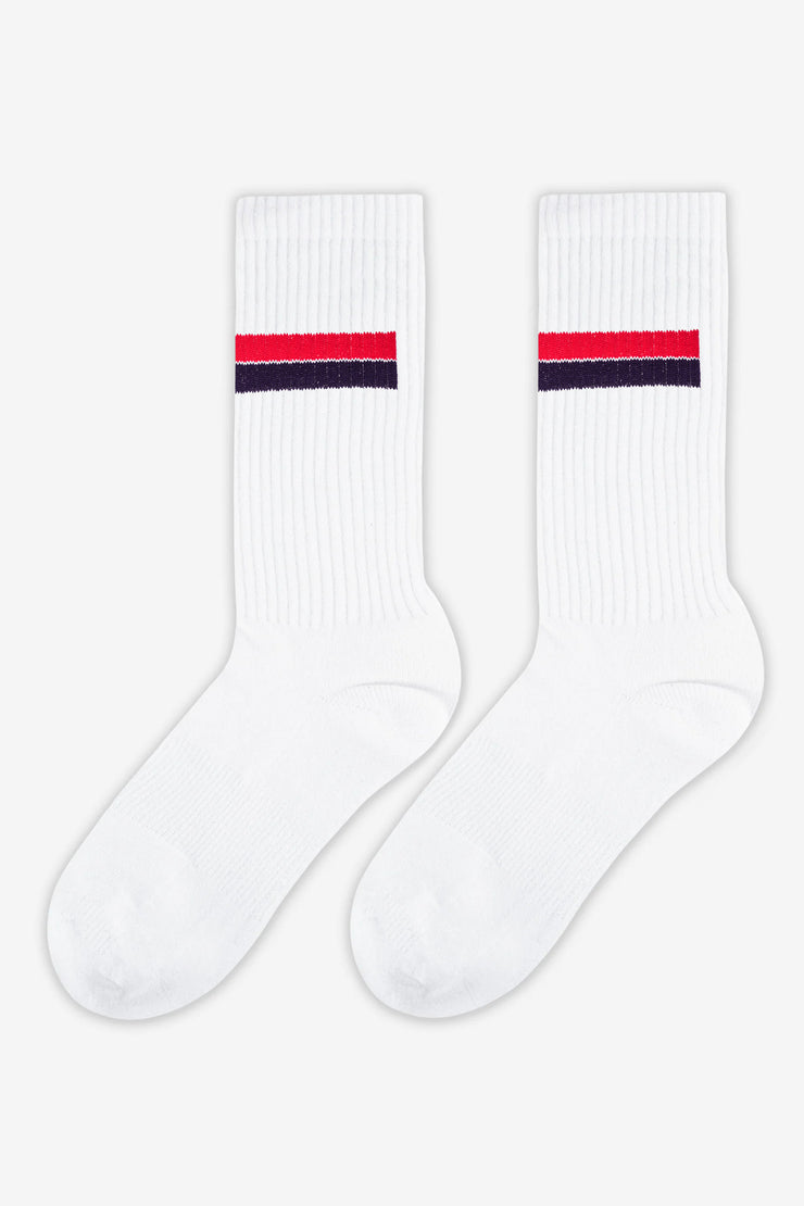Pegador Yama Socks White Virtual Pink Deep Purple Fabrikladen