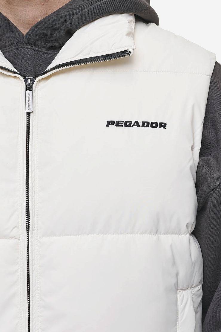 Pegador Landin Puffer Vest Bone White Im Verkauf