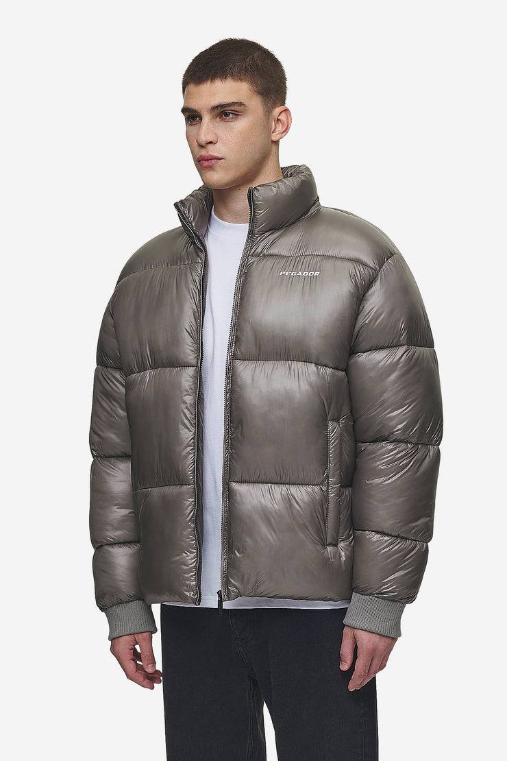 Pegador Solin Light Glossy Puffer Jacket Rock Grey 2025