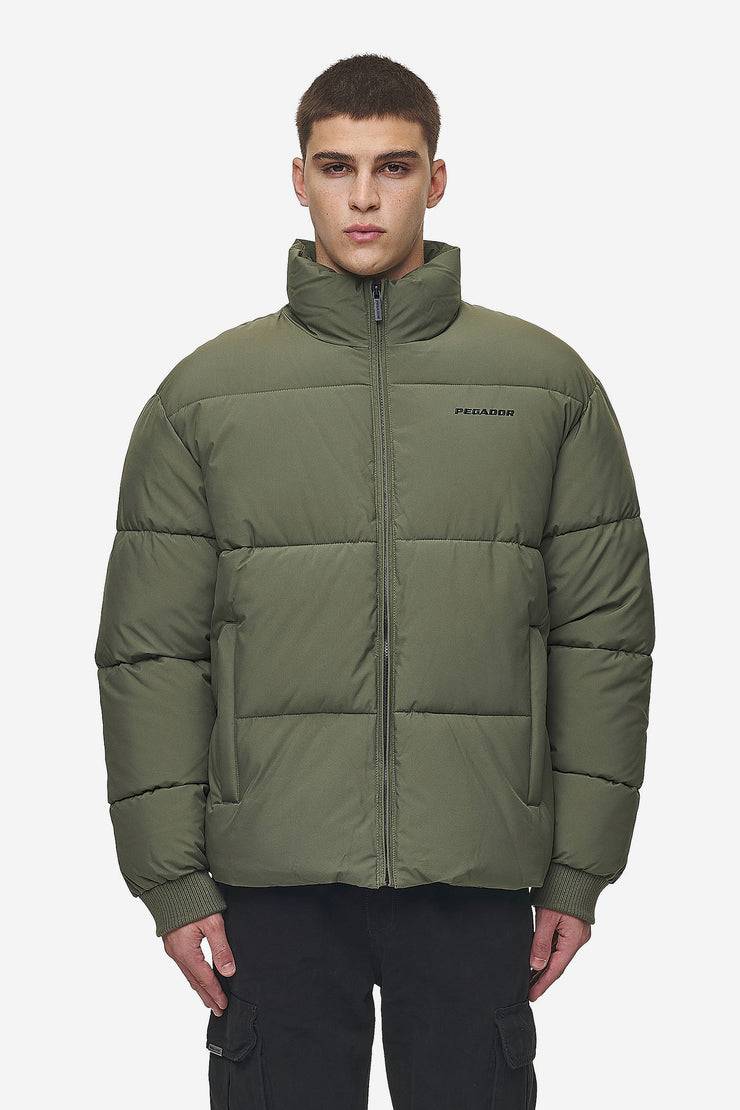 Pegador Solin Puffer Jacket Mud Olive Outlet