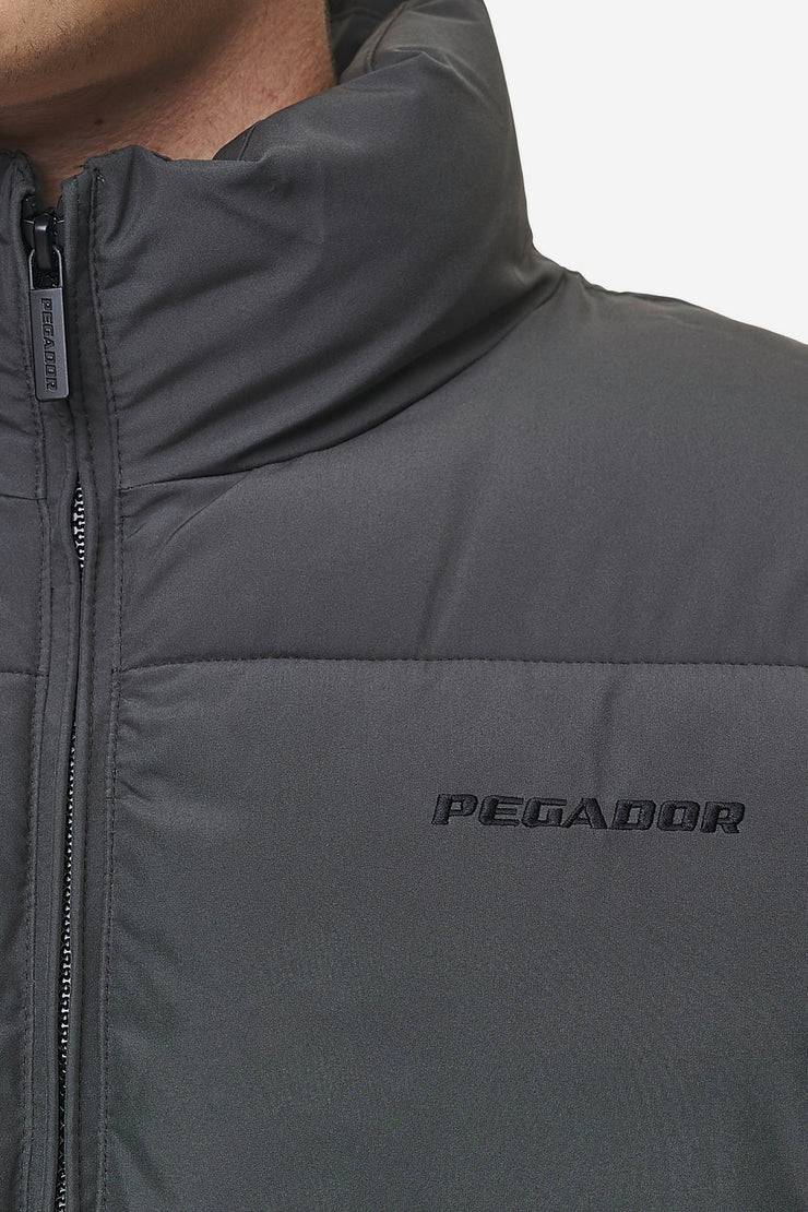 Pegador Solin Puffer Jacket Anthracite Auslauf