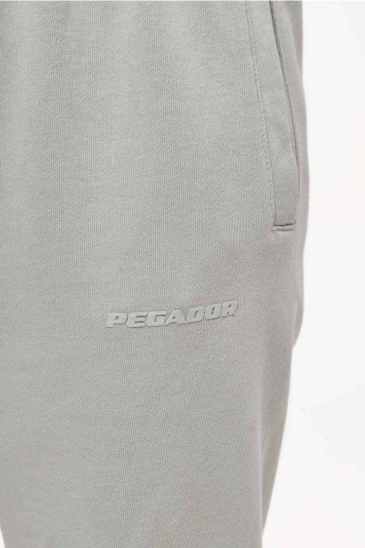 Pegador Grace High Waisted Sweat Pants Vintage Washed Quiet Gray Flash Sale