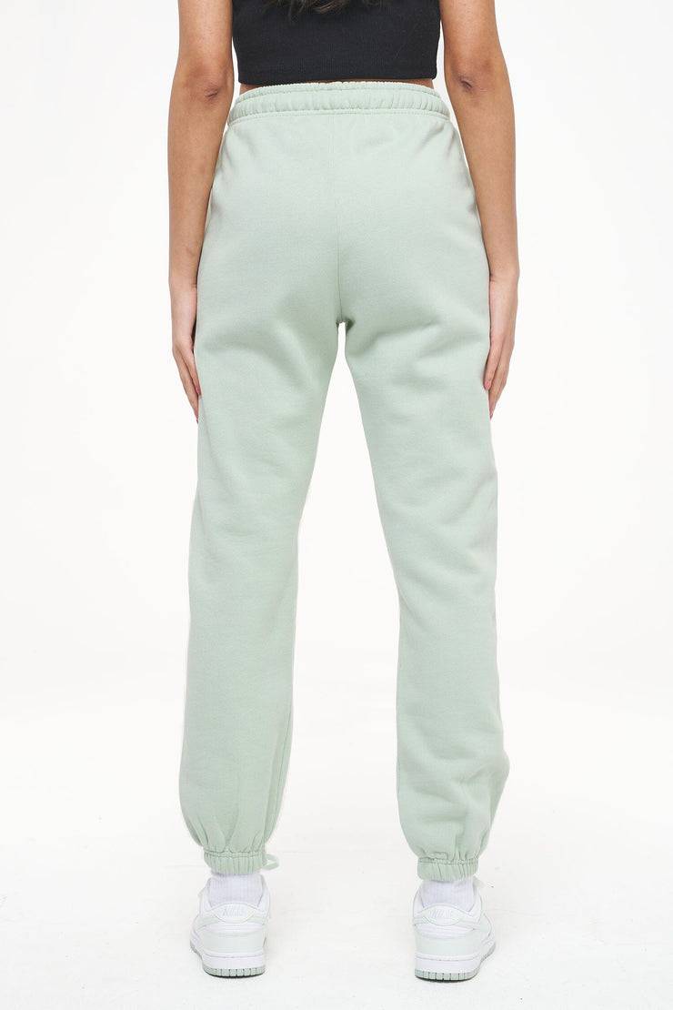 Pegador Grace High Waisted Sweat Pants Vintage Washed Milky Green Gum Begrenztes Angebot