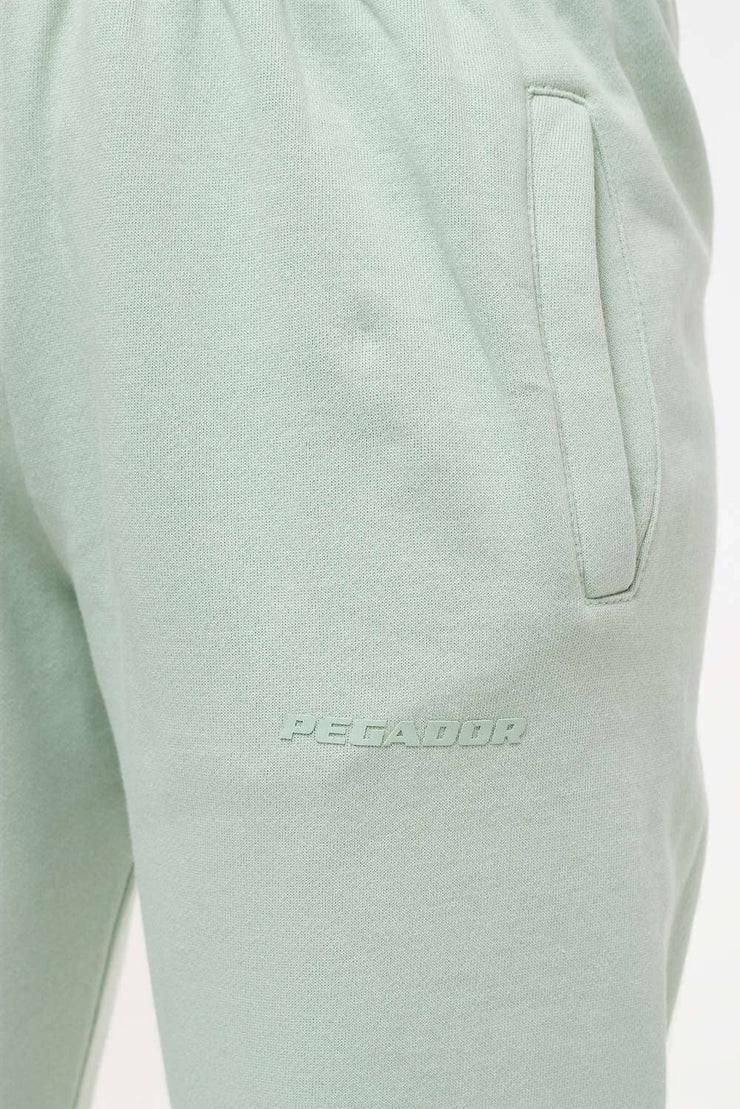 Pegador Grace High Waisted Sweat Pants Vintage Washed Milky Green Gum Begrenztes Angebot