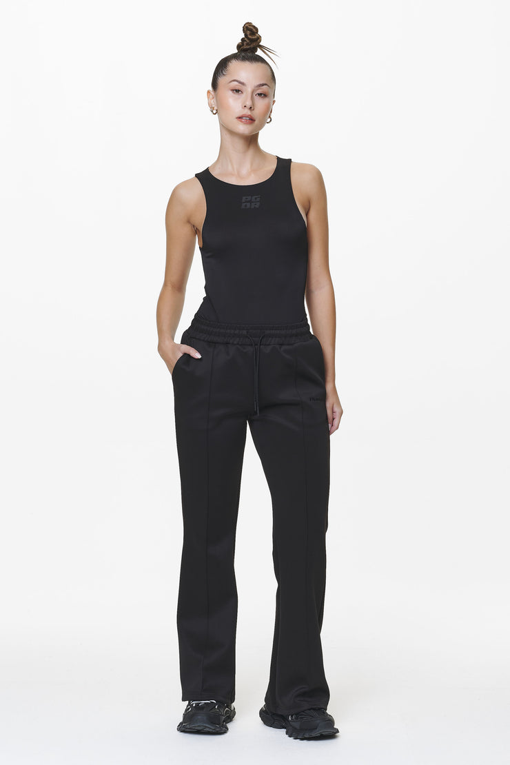 Pegador Clair Flared Track Pants Black Online Shopping