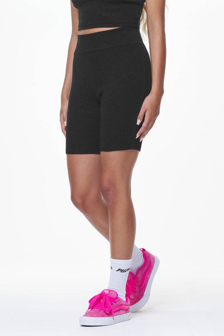 Pegador Barrie Rib Biker Shorts Black Exklusivangebot