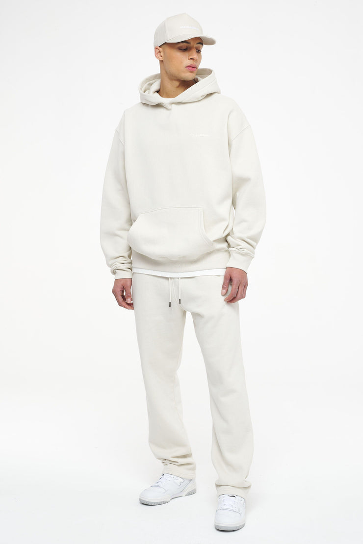 Pegador Logo Oversized Hoodie Vintage Washed Angels Cream Gum Preisnachlass