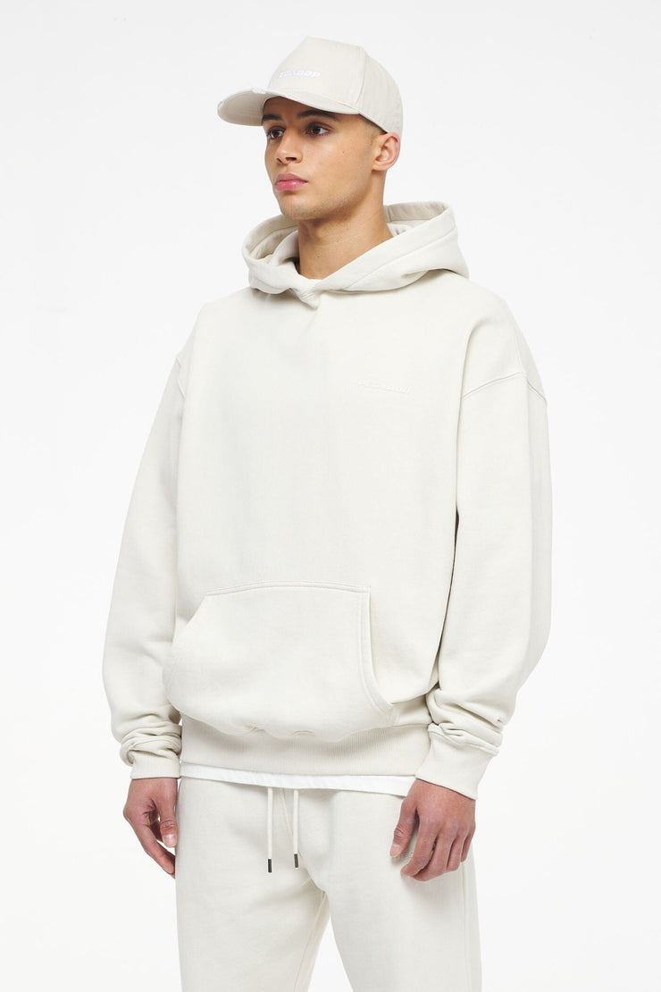 Pegador Logo Oversized Hoodie Vintage Washed Angels Cream Gum Preisnachlass