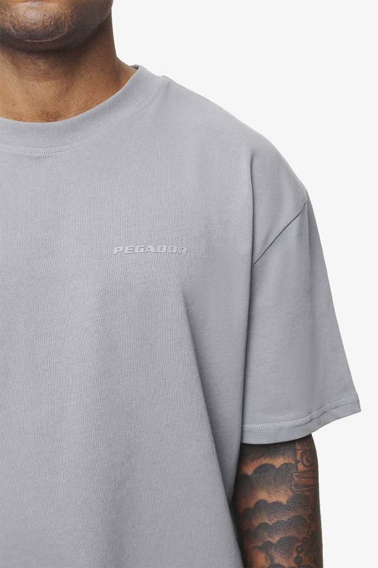 Pegador Logo Oversized Tee Vintage Washed Dusk Grey Gum Black Friday
