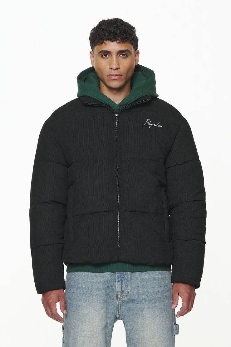 Pegador Sundre Cord Puffer Jacket Black Weihnachtsangebot