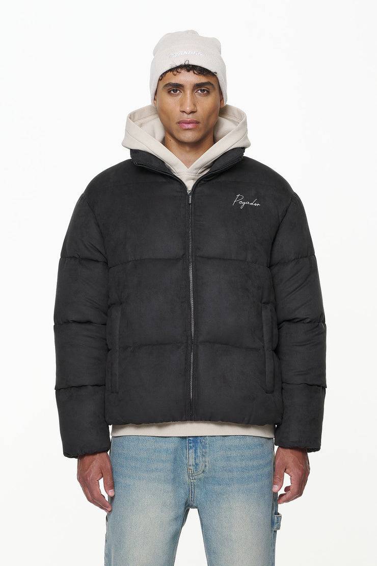 Pegador Neum Suede Puffer Jacket Black Neuheiten