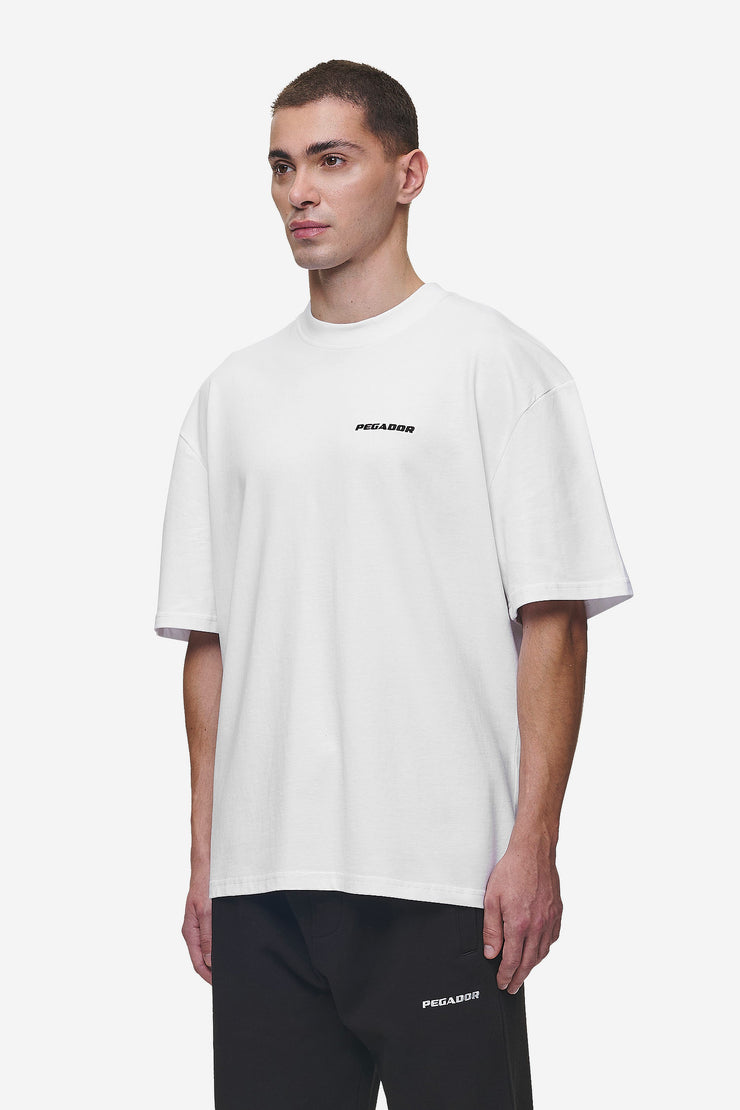 Pegador Logo Oversized Tee White Tägliche Deals