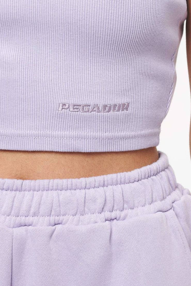 Pegador Ayla Crop Top Vintage Washed Purple Paste VIP-Rabatte