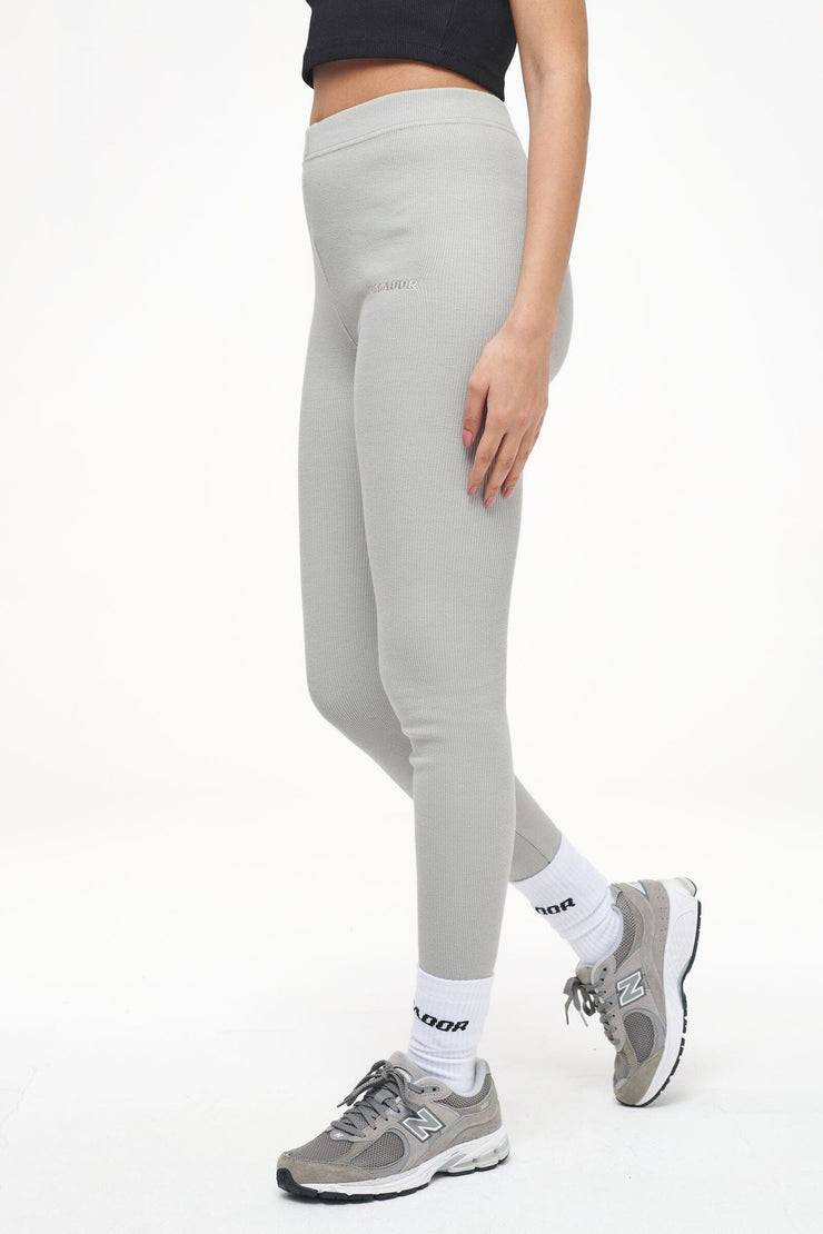 Pegador Jill Rib Leggings Vintage Washed Quiet Gray Kostenlose Rückgabe