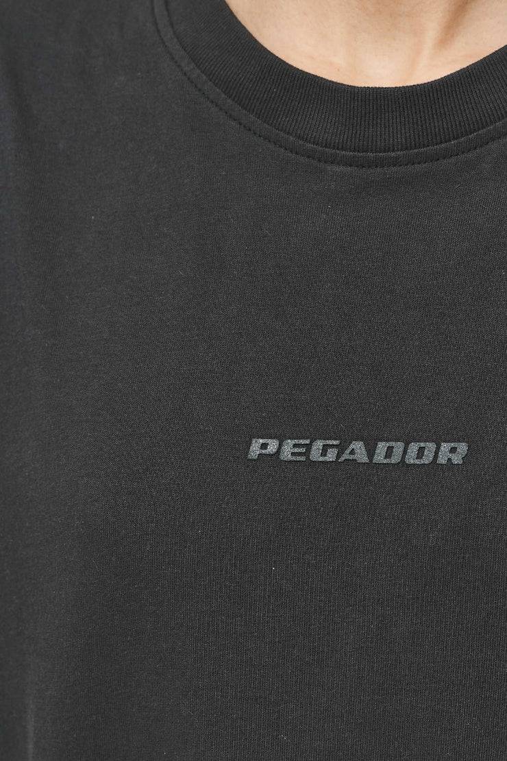 Pegador Beverly Oversized Tee Vintage Washed Iron Grey Gum Begrenzte Freigabe