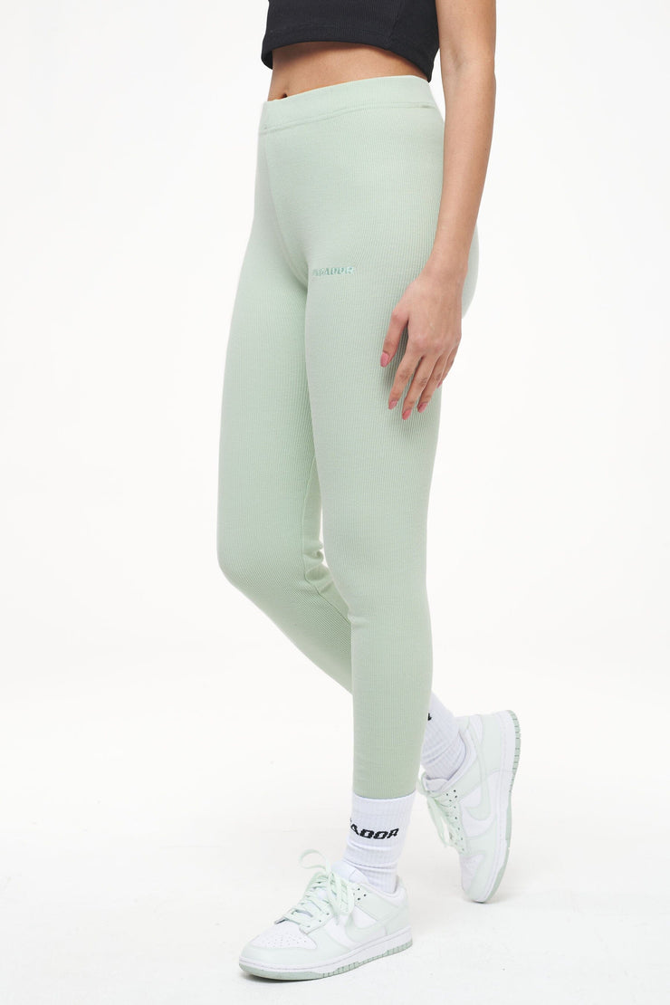 Pegador Jill Rib Leggings Vintage Washed Milky Green Bis zu 50% Rabatt
