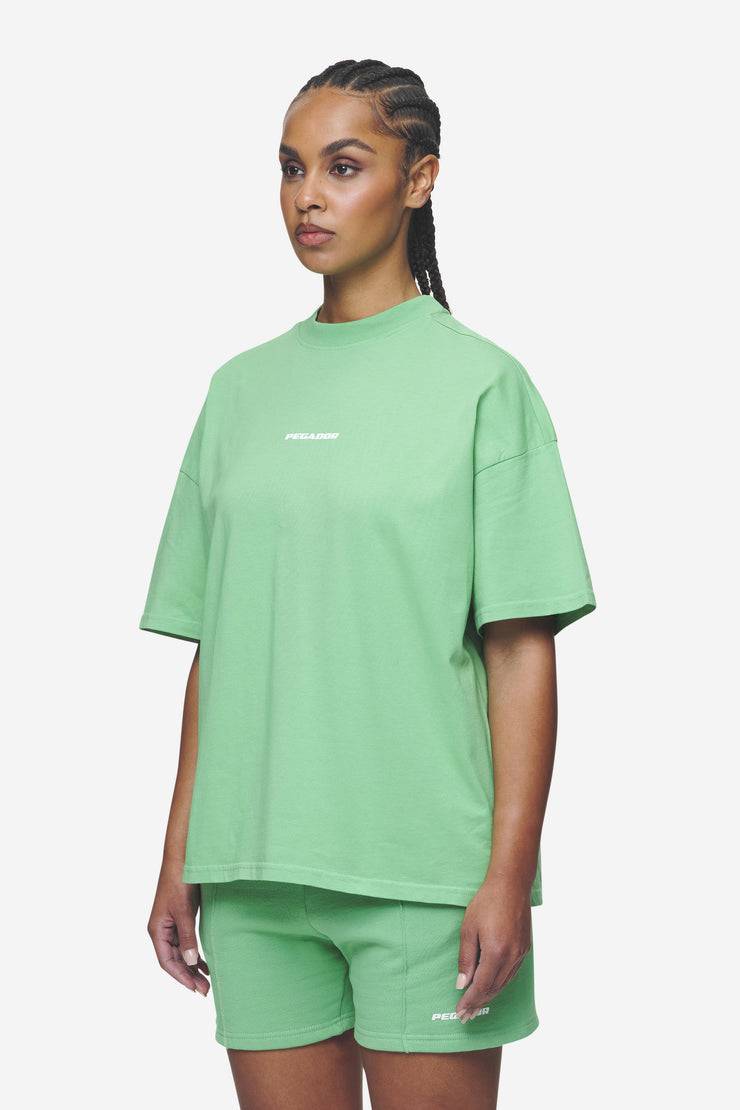 Pegador Bracy Heavy Oversized Tee Washed Peppermint Green White Gum Bis zu 65% Rabatt