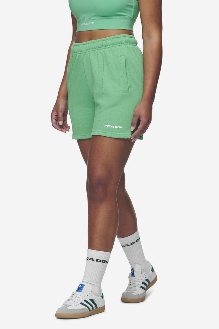 Pegador Sully High Waisted Shorts Washed Peppermint Green White Gum Nur für heute