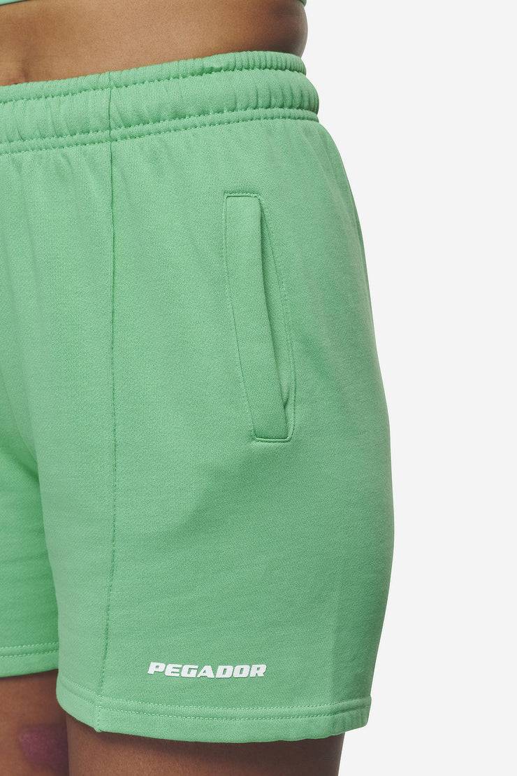 Pegador Sully High Waisted Shorts Washed Peppermint Green White Gum Nur für heute