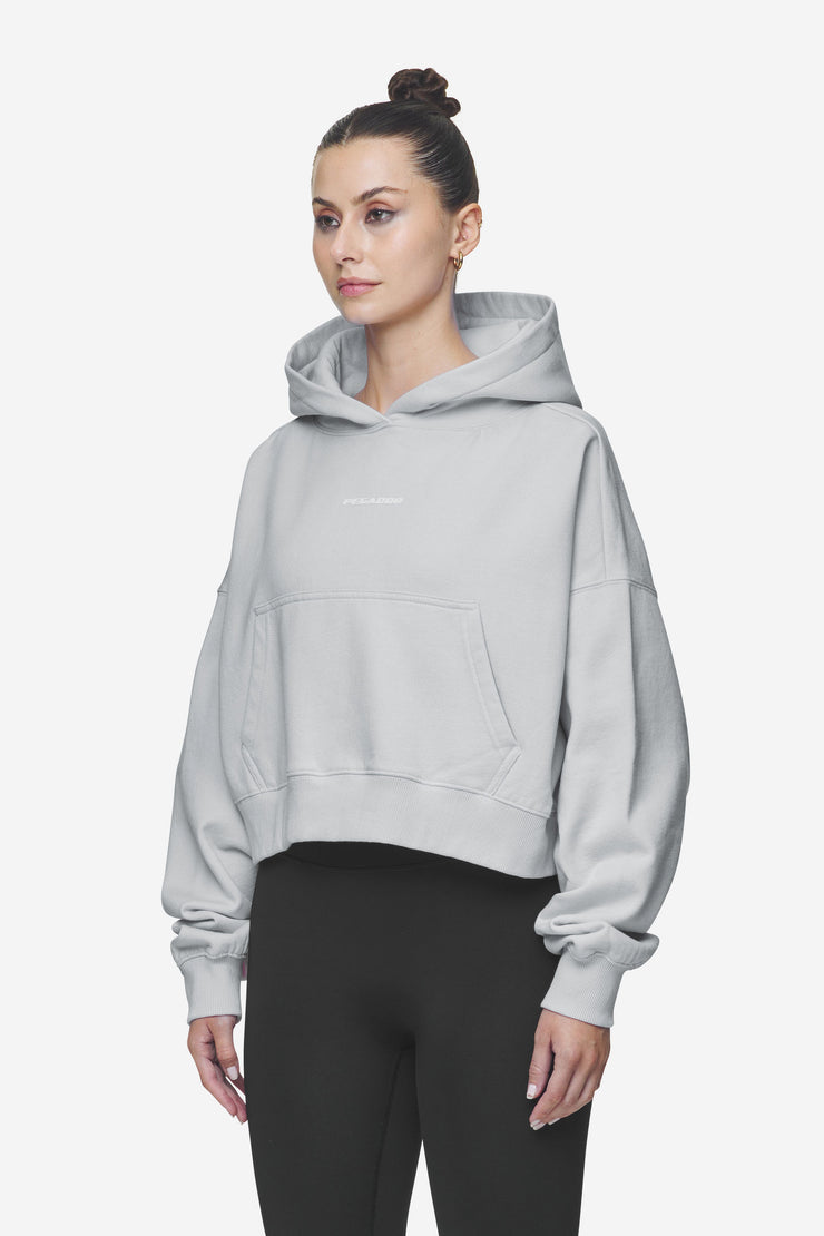 Pegador Salita Oversized Cropped Hoodie Washed Sky Grey White Gum Vierteljährliche Förderung