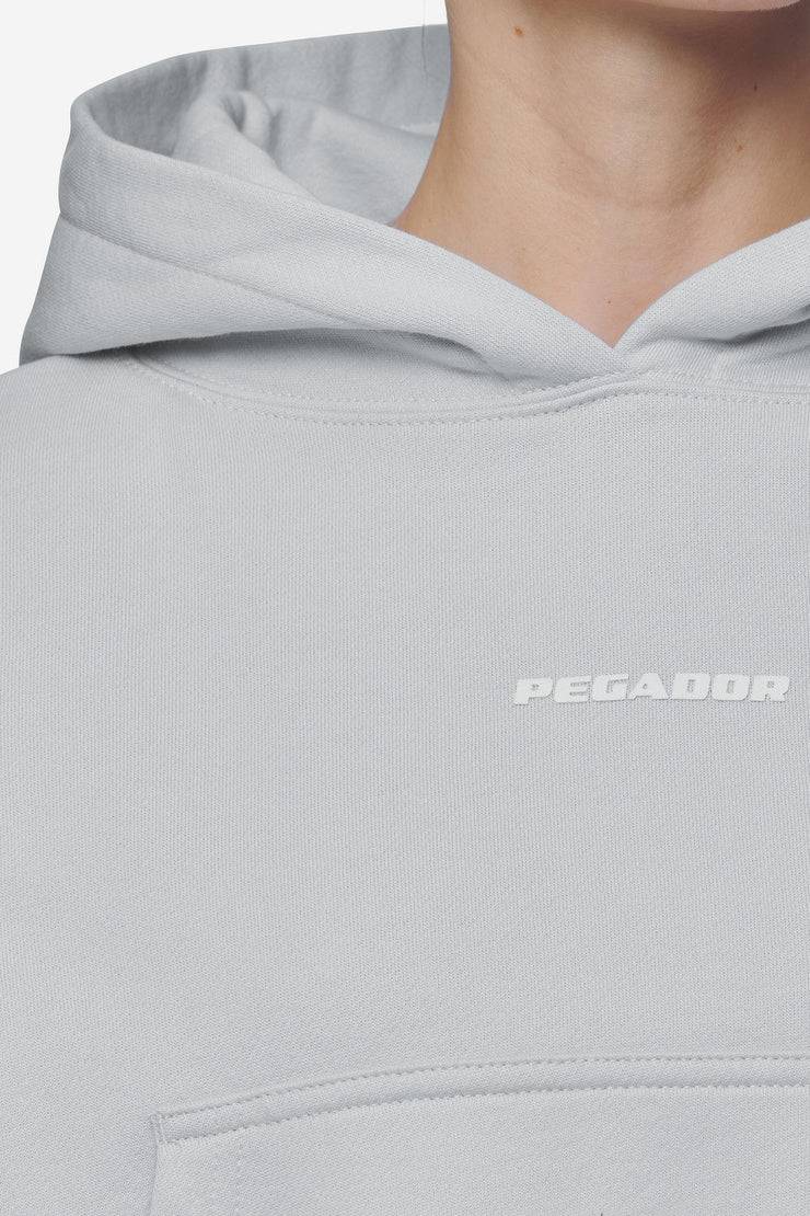 Pegador Salita Oversized Cropped Hoodie Washed Sky Grey White Gum Vierteljährliche Förderung