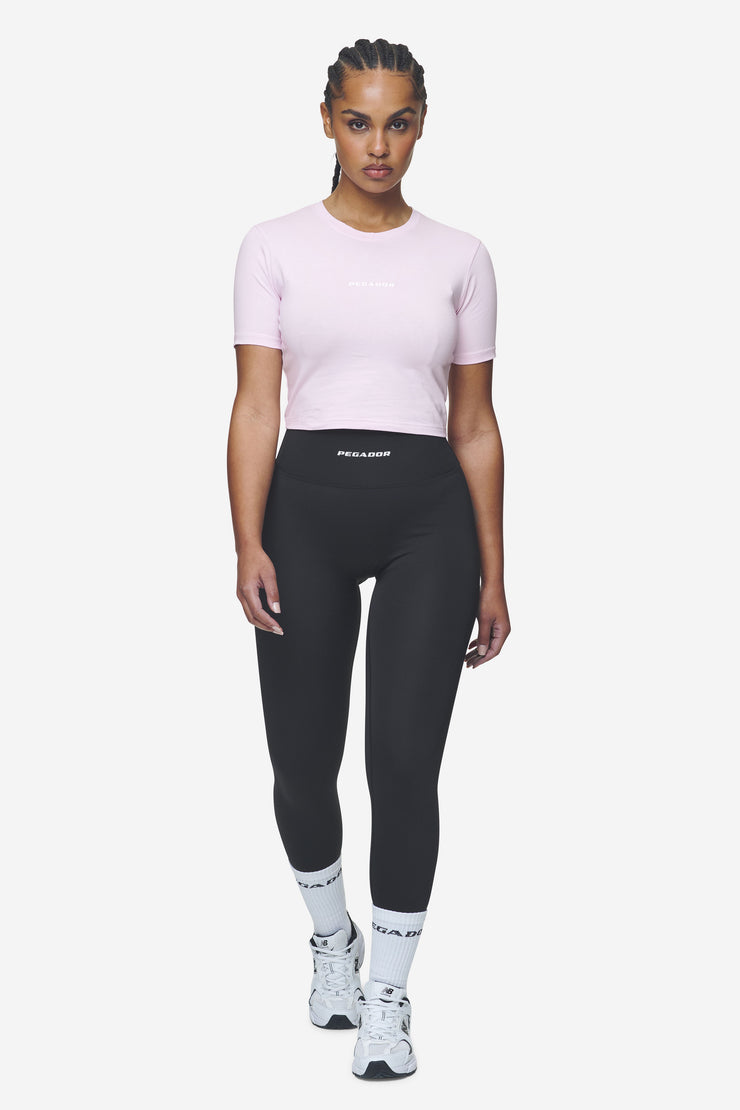 Pegador Ines Cropped Baby Tee Washed Bubblegum White Gum Riesige Rabatte