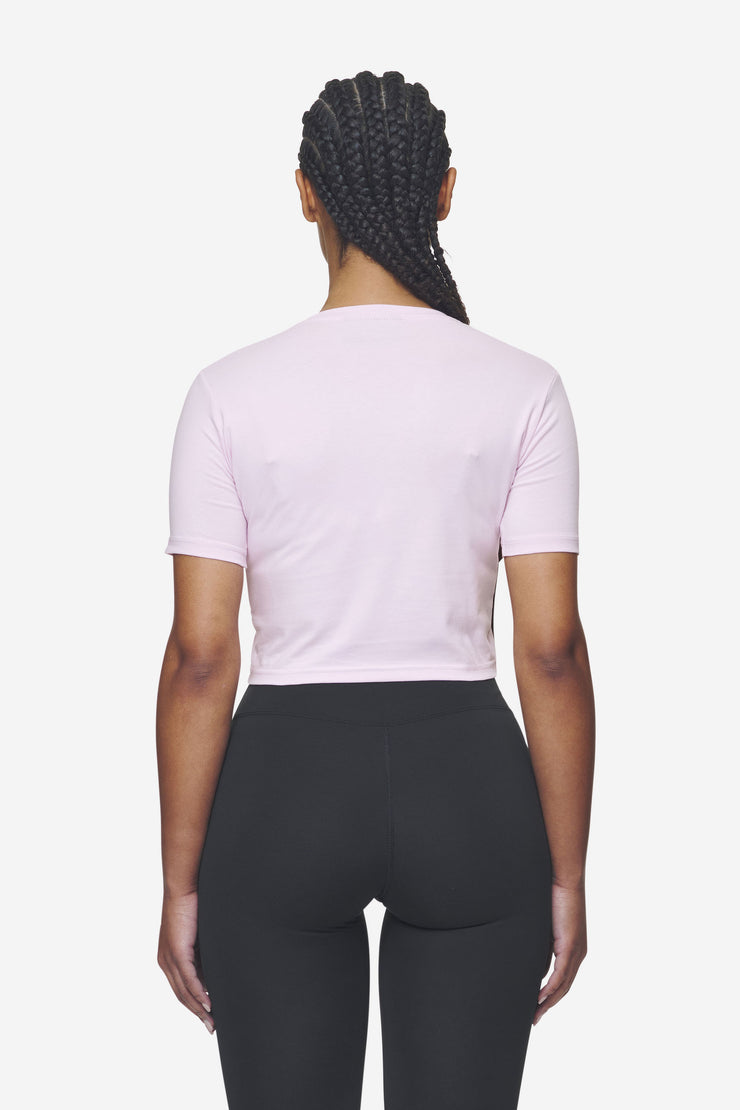 Pegador Ines Cropped Baby Tee Washed Bubblegum White Gum Riesige Rabatte