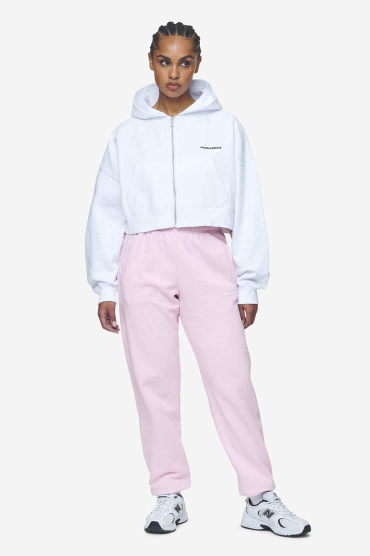 Pegador Villa High Waisted Sweat Pants Washed Bubblegum White Gum 50% Rabatt mit kostenlosem Versand