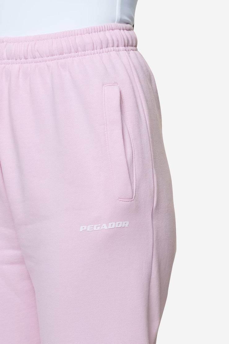 Pegador Villa High Waisted Sweat Pants Washed Bubblegum White Gum 50% Rabatt mit kostenlosem Versand