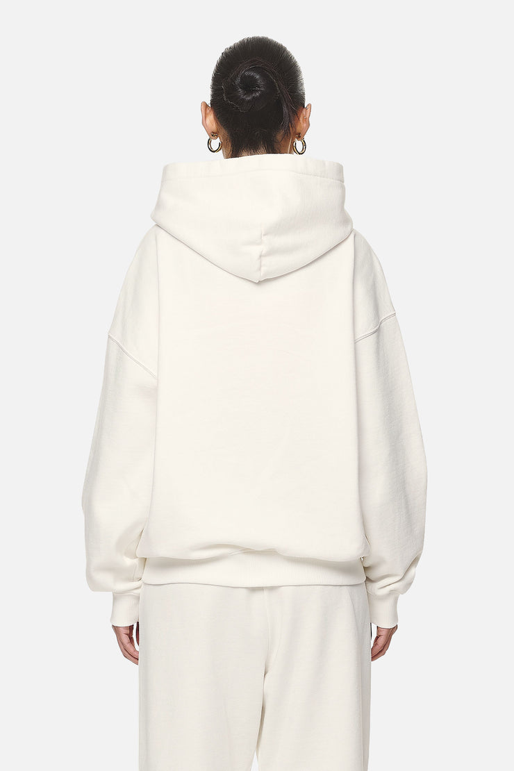 Pegador Clarita Logo Oversized Hoodie Washed Coconut Milk Black Gum Begrenzt auf 3 Tage