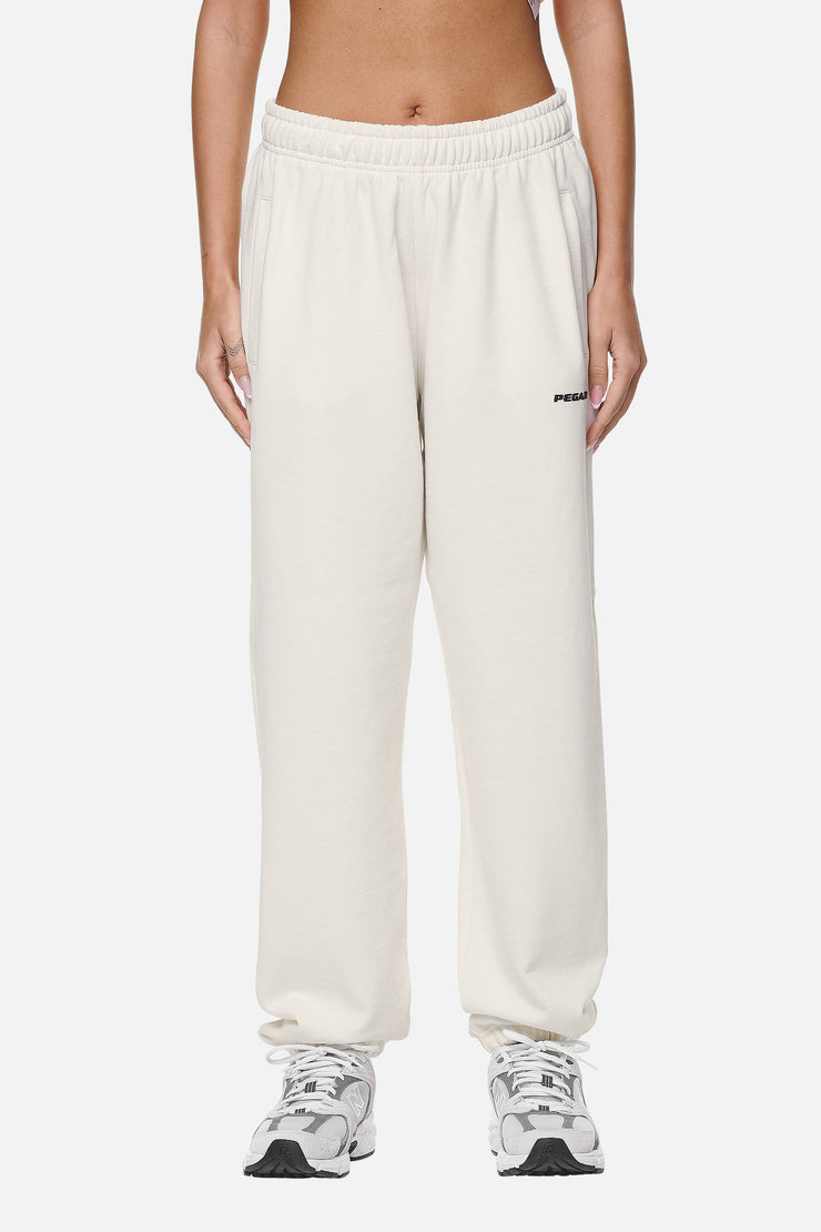 Pegador Villa High Waisted Sweat Pants Washed Coconut Milk Black Gum Speichern exportieren
