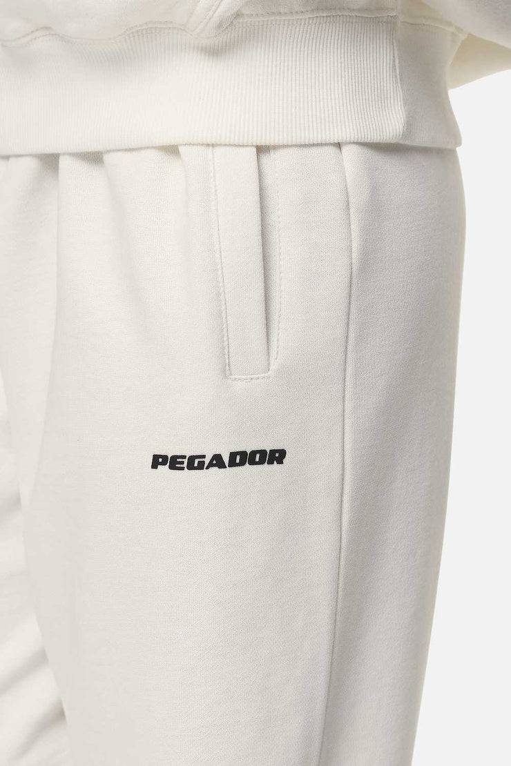Pegador Villa High Waisted Sweat Pants Washed Coconut Milk Black Gum Speichern exportieren