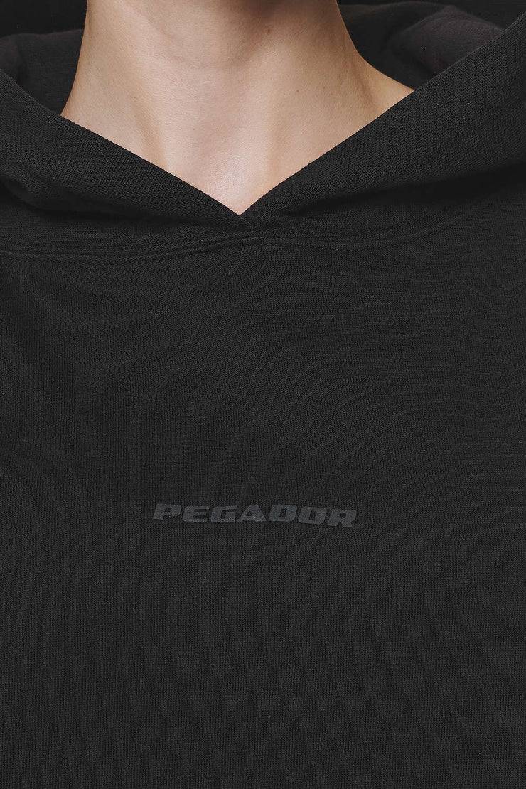 Pegador Clarita Logo Oversized Hoodie Black Gum 50% Rabatt für begrenzte Zeit